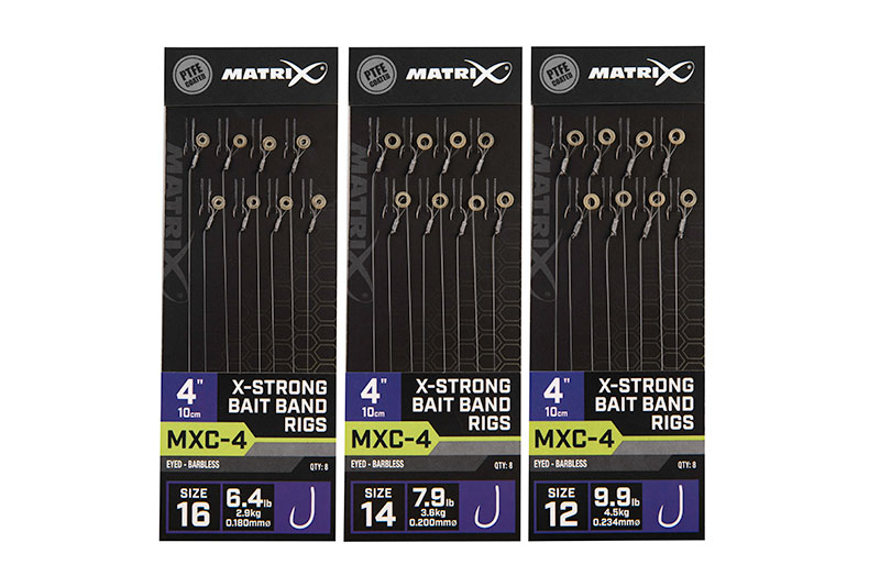 matrix MXC-4 X-Strong Bait Band Rigs 10cm/4ins GRR066.jpg