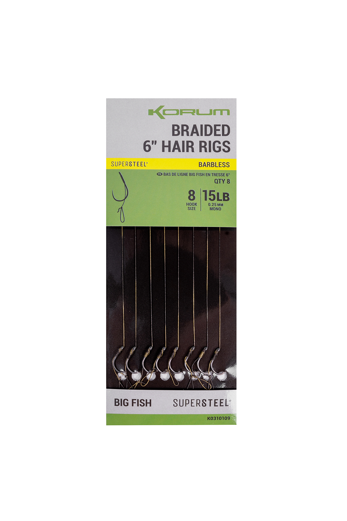 KORUM BIG FISH BRAIDED HAIR RIGS 6