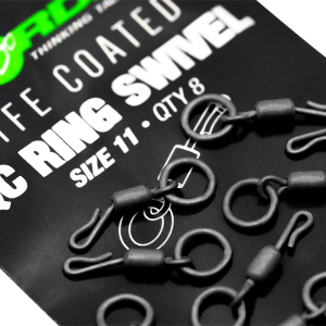 Korda PTFE QC Ring Swivel Size 11 (8pcs) KMW003_2.jpg