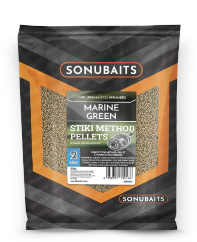 Sonubaits Marine Green Stiki Method Pellets 2mm S1800035.png