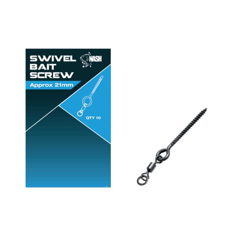 Nash Swivel Bait Screw 8mm T8095.jpg